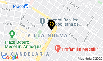 Mapa de Optica Opti-mec en Medellín