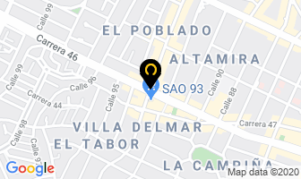 Mapa de Optica Optimas Ltda. en Barranquilla