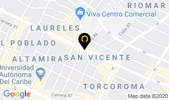 Mapa de Optica Panorama en Barranquilla