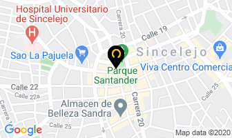 Mapa de Optica Plus Colombiana S.a. en Sincelejo