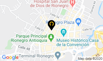 Mapa de Optica Popular en Rionegro