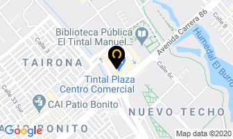 Mapa de Optica Retinos en Bogotá D.C