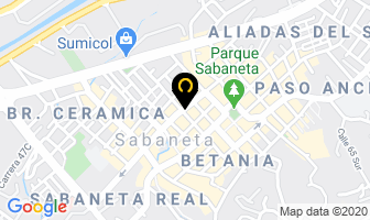 Mapa de Optica San Miguel en Sabaneta
