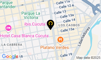 Mapa de Óptica Santa María- Visso en Cúcuta