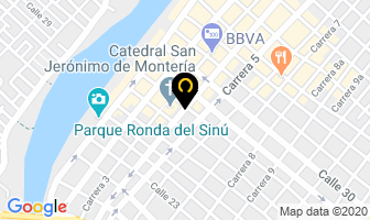 Mapa de Optica Social en Montería