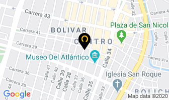 Mapa de Optica Solis en Barranquilla