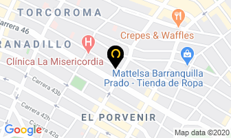 Mapa de Optica Splendor en Barranquilla