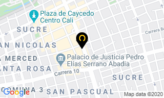 Mapa de Optica Sunglasses Medical en Cali