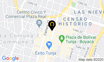 Mapa de Óptica Tunja en Tunja