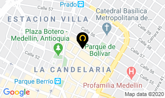 Mapa de Optica Up's Accesorios en Medellín