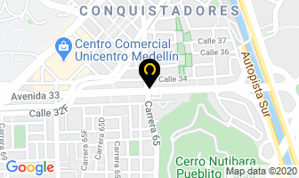 Mapa de Optica Vea en Medellín