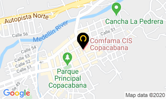 Mapa de Óptica Vea Pues en Copacabana