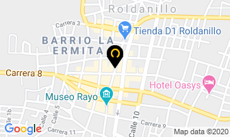 Mapa de Optica Visión en Roldanillo