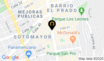 Mapa de Optica Visión & Sol en Bucaramanga