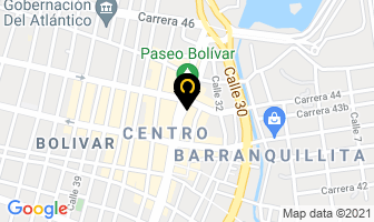 Mapa de Optica Vision Center Ltda en Barranquilla