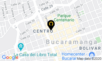 Mapa de Optica Visión Clara en Bucaramanga