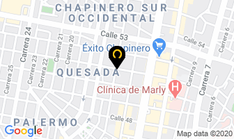 Mapa de Óptica Visión Colombia Sas en Bogotá D.C
