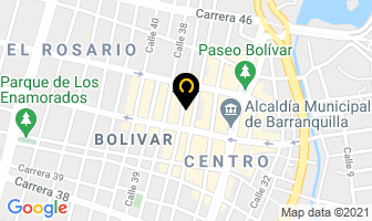 Mapa de Optica Visual Ltda. en Barranquilla