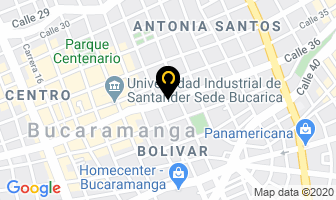 Mapa de Optica Visual Ltda. en Bucaramanga