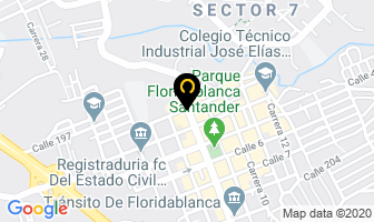 Mapa de Opticarvajal en Floridablanca