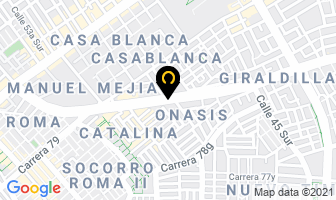 Mapa de Opticas Gamma Evolution en Bogotá D.C