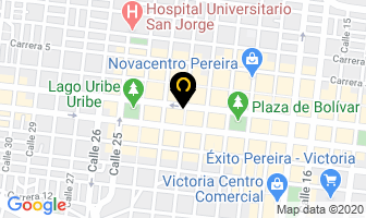 Mapa de Opticas Plaza en Pereira
