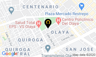 Mapa de Opticas R-g en Bogotá D.C