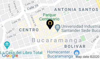 Mapa de Opticentro La 18 en Bucaramanga
