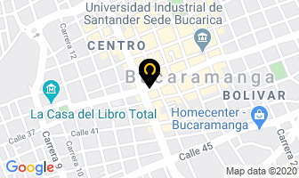 Mapa de Optiver Centro Visual en Bucaramanga