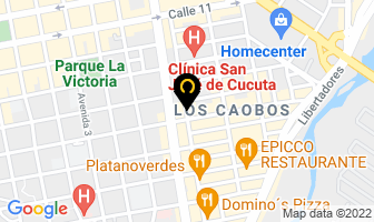 Mapa de Optometra Zulay Lorena Diaz Mora en Cúcuta