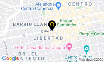 Mapa de Or-telas en Cúcuta