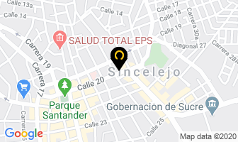 Mapa de Oral Dent en Sincelejo