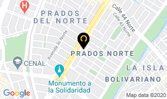 Mapa de Oral Dental Room en Cali