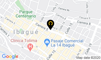 Mapa de Oral V. en Ibagué