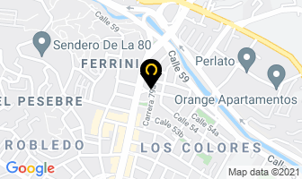 Mapa de Ordeñar Ltda. en Medellín