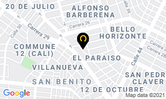 Mapa de Ordoñez Elmer en Cali
