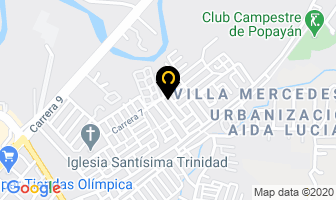 Mapa de Ordoñez Mora Luz Dey en Popayán