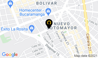 Mapa de Ordóñez Ramón Iván en Bucaramanga