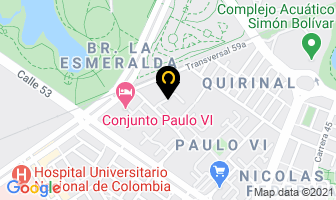 Mapa de Orgánicos Del Campo en Bogotá D.C