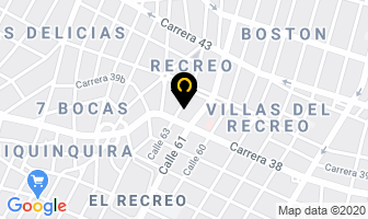 Mapa de Organics Ltda. en Barranquilla