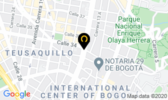 Mapa de Orienta Familiar en Bogotá D.C