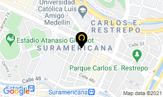 Mapa de Oriental Gourmet en Medellín