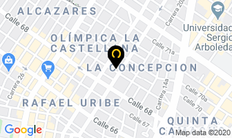 Mapa de Orlan´s Pizza en Bogotá D.C