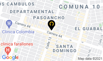 Mapa de Oro Gangas en Cali