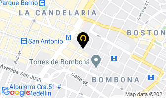 Mapa de Oro Records en Medellín