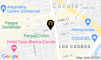 Mapa de Orozco Ayala Vilma en Cúcuta