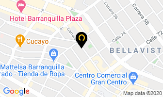 Mapa de Orozco Gómez Jaime en Barranquilla