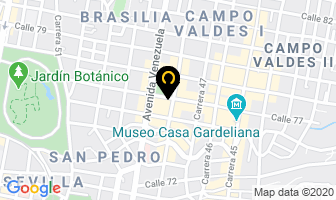 Mapa de Orozco Hermanos en Medellín