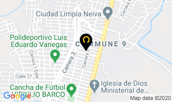 Mapa de Orqueta Bam Bam en Neiva