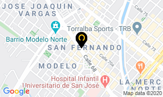 Mapa de Ortholab en Bogotá D.C